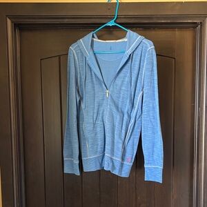 Tommy Bahama Light Blue Women's Zip-Up Hoodie